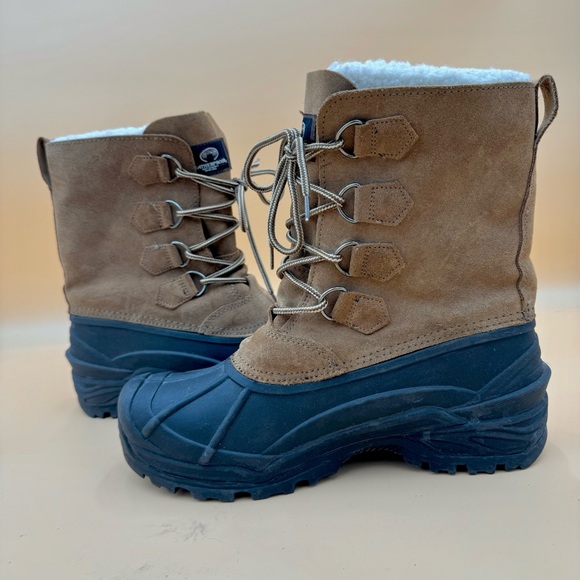 WEATHERPROOF BOOT COMPANY Men’s Sz 10 Winter Therma Never Worn Boots Tan Boots - Picture 2 of 6